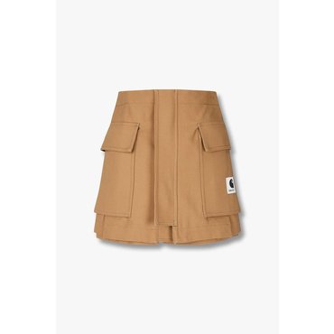 사카이 [CARHARTT] 여성 스커트 레이어드 우븐 쇼츠 6414111700000