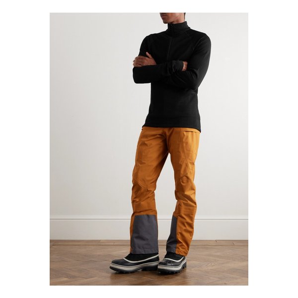 데솔리 솔리드 메리노™ 하프집업 스키 베이스 레이어 블랙 1647597356685214