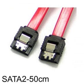 sata케이블 사타케이블 lock 플랫 케이블 SATA2 1.5Gbs 50cm X ( 10매입 )