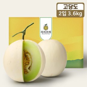 과즙폭발 초고당도 허니듀 멜론 1.8kg 2입(총중량 3.6kg)