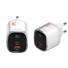 쁘띠차저 35W GaN PD3.0 PPS 2포트 초고속 듀얼 미니 멀티충전기 C타입