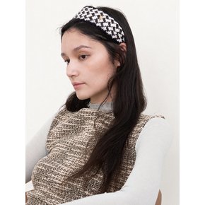 Hound check hairband_2color