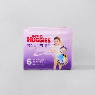 하기스 [NEW] 하기스 맥스드라이 팬티6 공용 점보 29매