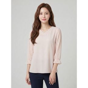 여성 소매 쉬폰 블라우스형 티셔츠 ALTRL3121 509_P360518777