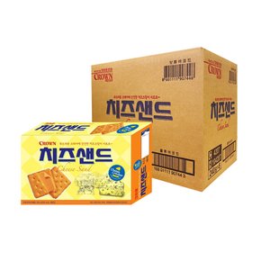 크라운 치즈샌드240g(16봉) x 8곽 / 1박스