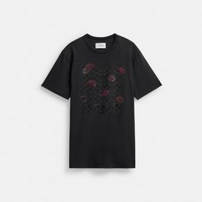 [공식] 시그니처 스퀘어 키스 프린트 티셔츠 CT013 A5F