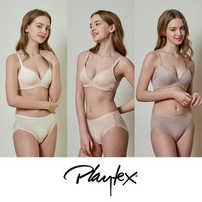 [Playtex] 와이어리스 시크릿 라이트베이지+피치+샌드베이지 6종세트  PXW3M131416_T