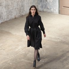 Ebony Gather Shirtdress