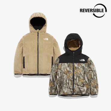 노스페이스키즈 NJ3NQ61S 키즈 노벨티 RVS 눕시 패딩 후디 KS NOVELTY RVS NUPTSE PADDING HOODIE