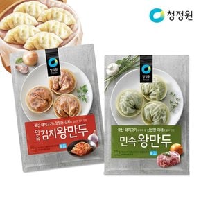 청정원 민속왕만두 민속김치왕만두 770g x3개