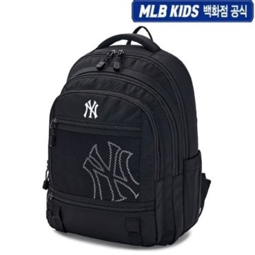 MLB키즈 [백화점공식] 25N 베이직 3LAYER 메쉬 포켓 책가방  7ABKB065N-50BKS