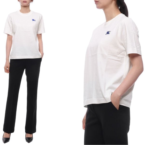 [부산점] 26SS 여성 EKD 자수 반팔티셔츠 (8111948 SALT 26S)