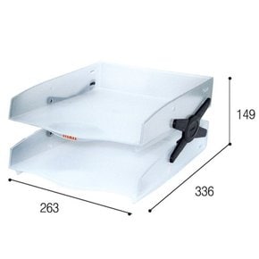 [시스맥스] 네오서류받침 2단(W263xD336xH149mm)