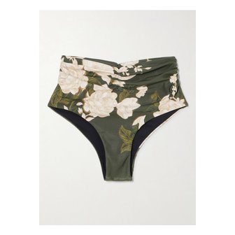 아구아벤디타 바이벤 가드니아 개더 플로럴 프린트  비키니 브리프 그린 46376663162866675