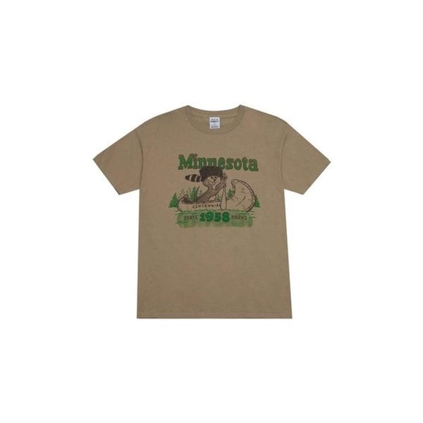26SS 와일드 동키 반팔 티셔츠 MINNESOTA TSHIRT KHAKI DOM