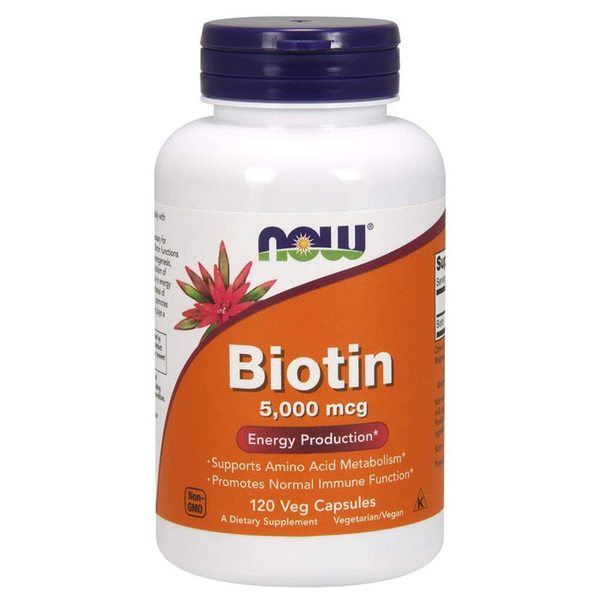 나우푸드 비오틴 Biotin 5000 120정 베지캡슐 헤어스킨네일