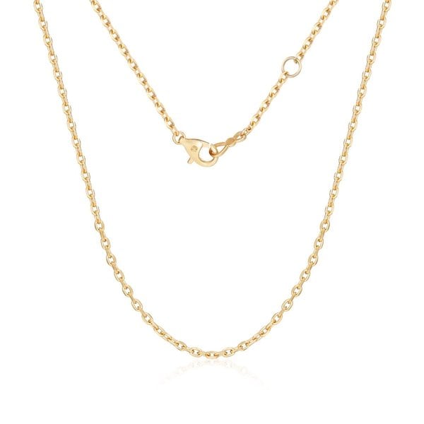 [모룬] 18K 베이직 각줄 7푼 체인 목걸이 MON39648