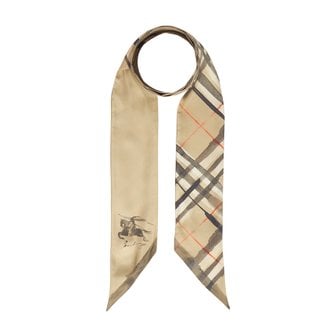버버리 [부산점] 체크 여성 실크 스키니 스카프 8119960