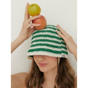 Granny hat : summer green