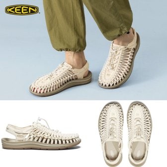 KEEN 킨 KEEN 유니크 남성 샌들 화이트