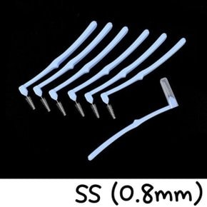 L형 치간칫솔 SS 0.8mm 7P X3개 휴대용 어금니 치실_WAEEFAD