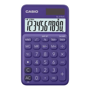 본사직영 카시오 SL-310UC 일반용 컬러계산기 (퍼플)
