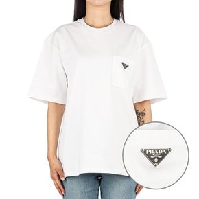 23SS (3515B 10UP F0009) 여성 삼각로고 반팔 티셔츠