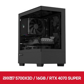 이엠텍 레드빗 PC HERO - R7O501 (R7-5700X3D / RTX 4070 SUPER / 16GB (8Gx2) / NVMe 500GB)