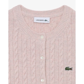 [여성] 26FW 케이블 크루넥 가디건 AF093E-56N ADY (인디핑크)