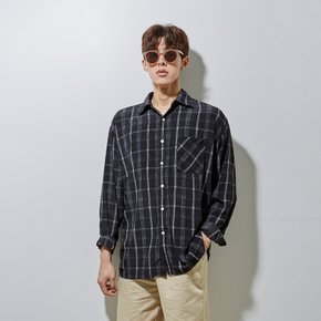 Maine check shirts (black)