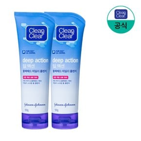 딥 액션 블랙헤드 데일리 클렌저 100g x2