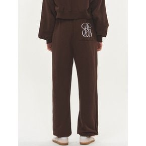 Logo Pocket Signature-fit Jogger Pants Brown