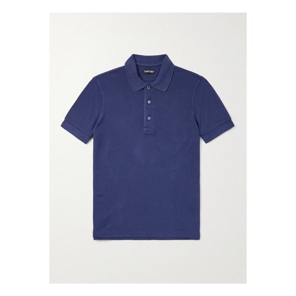 슬림핏 라이오셀 코튼 블렌드 피케 폴로 셔츠 46376663162880890