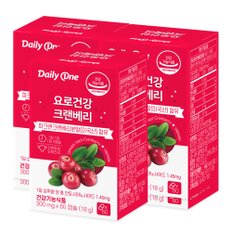 요로건강 크랜베리 300mg X 60캡슐 3통