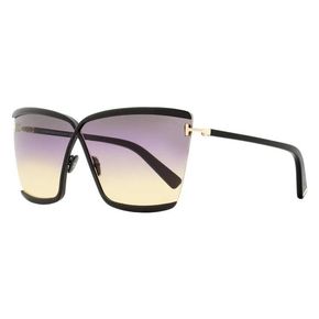 3911929 Tom Ford Womens Square Sunglasses TF936 Elle-02 01B Black/Gold 71mm 65398064