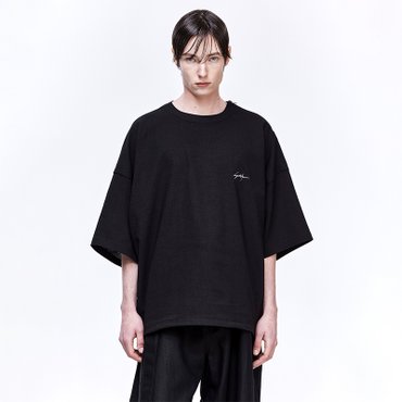 송지오 옴므 오리엔탈 우븐 티셔츠 블랙 SH3TS350BK