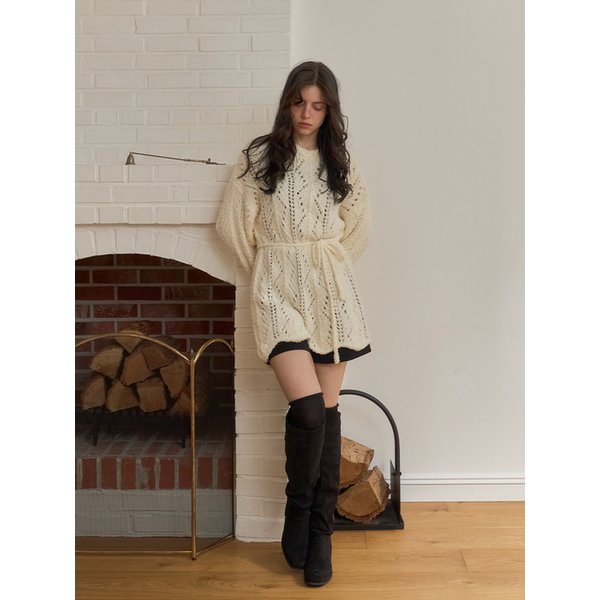 25FW Wendy long knit (Tie Set) 2color