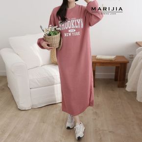 브루클린 레터링 골리 롱 원피스 MOPC11138_P438925791