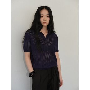 Scallop Trim Knit (2color)