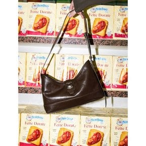 veil middle bag - crinkle choco brown