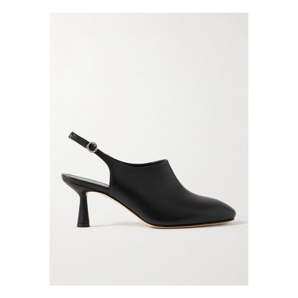 에이디 말린 가죽 슬링백 펌프스 블랙 46376663162886127