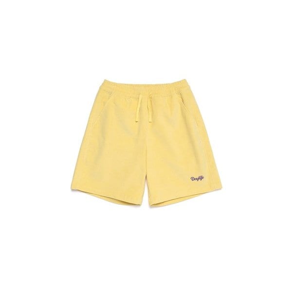 코듀로이 하프 팬츠 (옐로우)