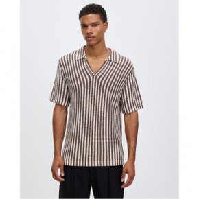 4137257 Abercrombie  Fitch Handcrafted Tonal Swolo - Tan Stripe