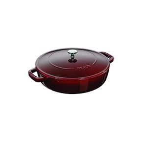 staub 스토우브 블레이저 소테판 그레나딘레드 28cm 크다 양손 주물 호로우