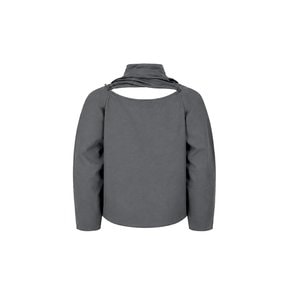 아모멘토 26FW Cotton Scarf Top (2 Colors)