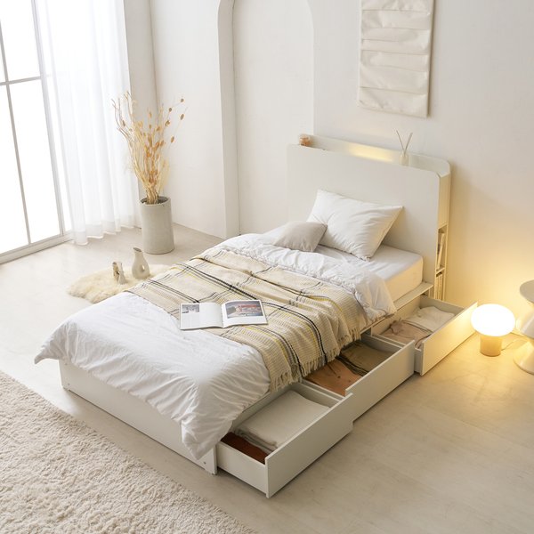 보루네오 마르체 리올 LED 수납침대 프레임 SS BGI108C - SSG.COM
