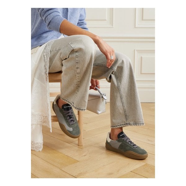 스웨이드 가죽 스니커즈 라이트 그레이 46376663162899057