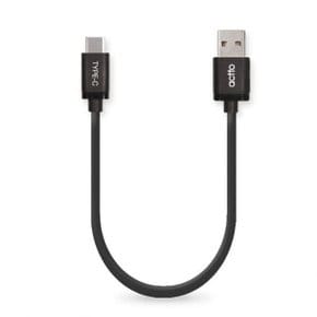 퀵 USB 3.1 타입C 고속 충전 숏 케이블 TC-16 블랙