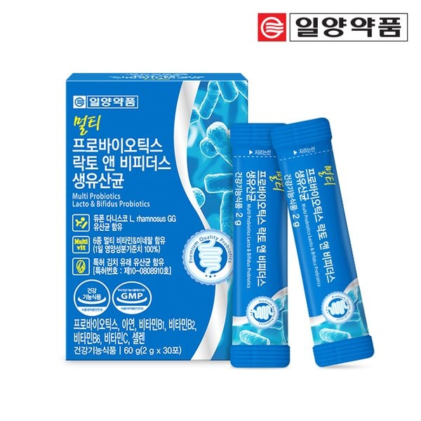 멀티 프로바이오틱스 락토바실러스 비피더스 유산균 1개월분 임산부 어린이