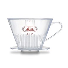 메리타 Melitta 커피 드리퍼 2~4잔용 클리어 필터 1×2 메이저 스푼 첨부 플라스틱제 CF-T 1×2